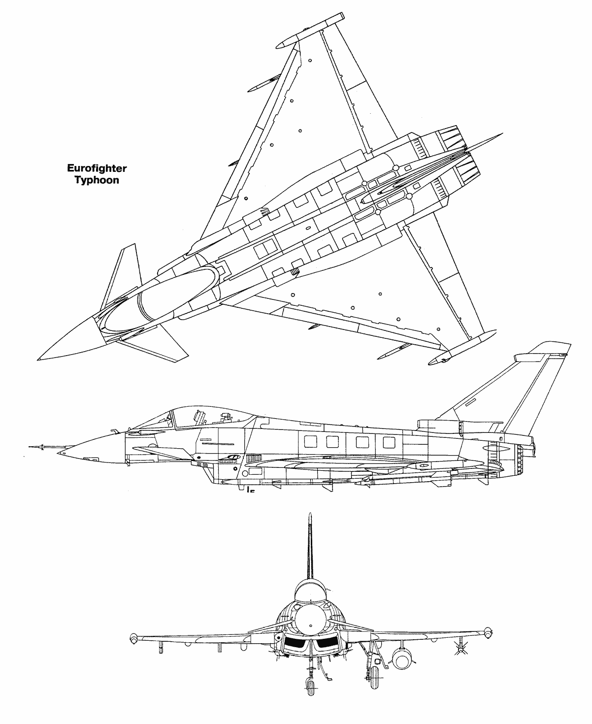 Planos del Eurofighter Typhoon