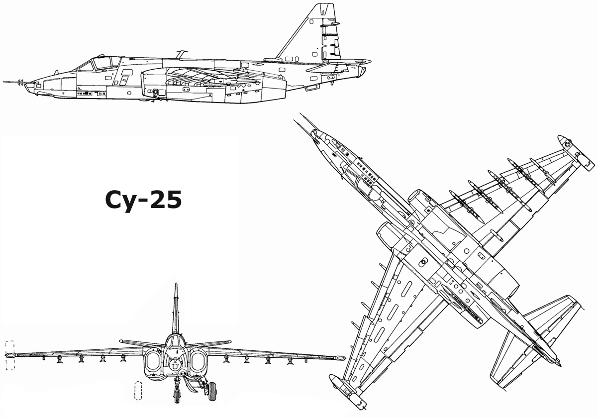 Planos del Su-25