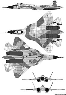 Planos del Sukhoi Su-57